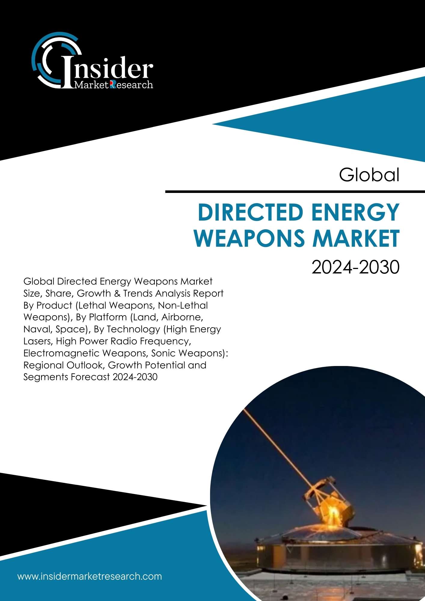 Directed Energy Weapons Market Size, Share, Growth & Forecast to 2030 | Insider Market Research