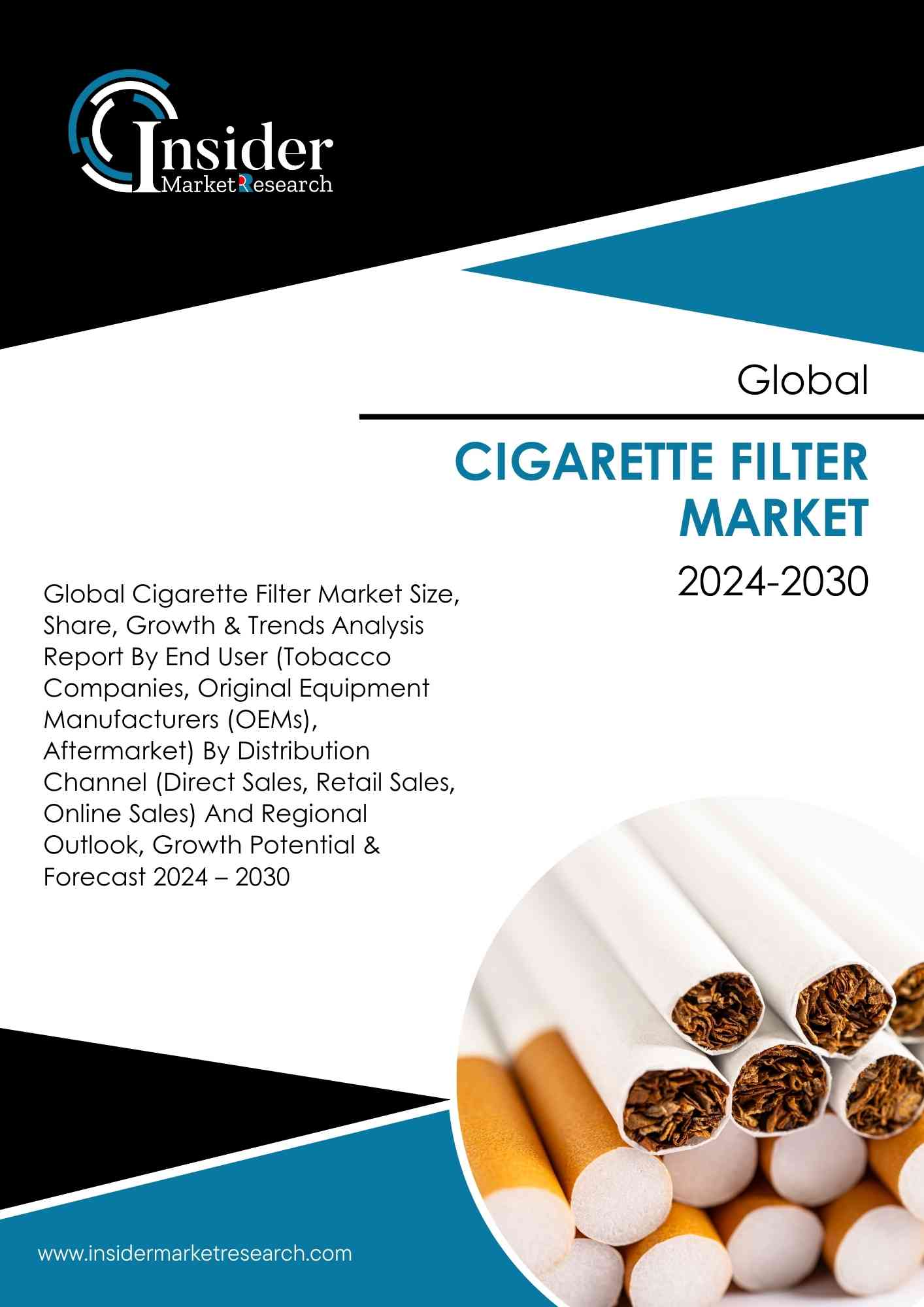 Cigarette Filter Market Size, Share, Growth and Forecast to 2030 | Insider Market Research