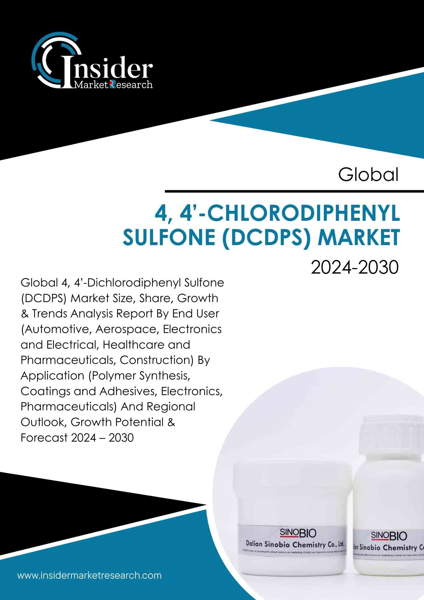 4,4-Dichlorodiphenyl Sulfone (DCDPS) Market Size, Share, Growth and Forecast to 2030 | Insider Market Research