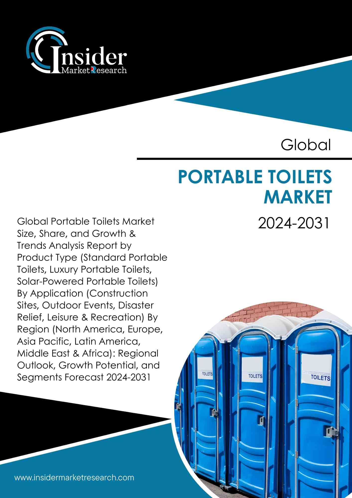 Portable Toilets Market Growth, Share, Size Analysis and Forecast to 2031 | Insider Market Research