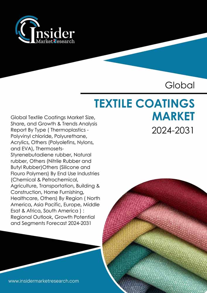 Textile Coatings Market Size, Share, Growth and Forecast to 2031 | Insider Market Research