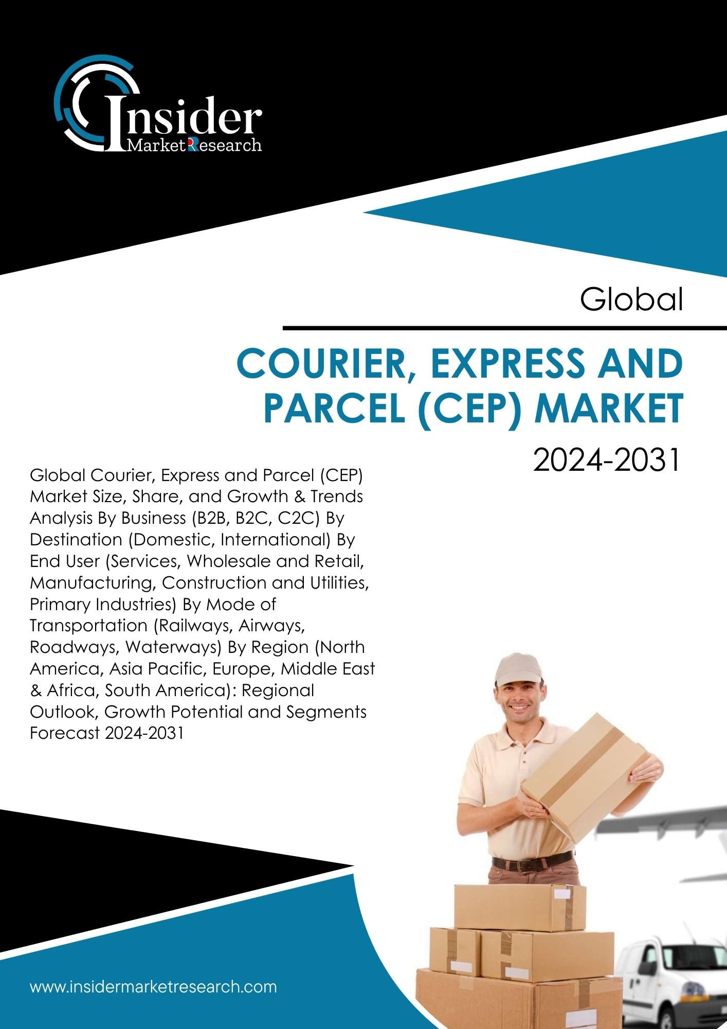 Courier, Express and Parcel (CEP) Market Size, Share, Growth and Forecast to 2031 | Insider Market Research