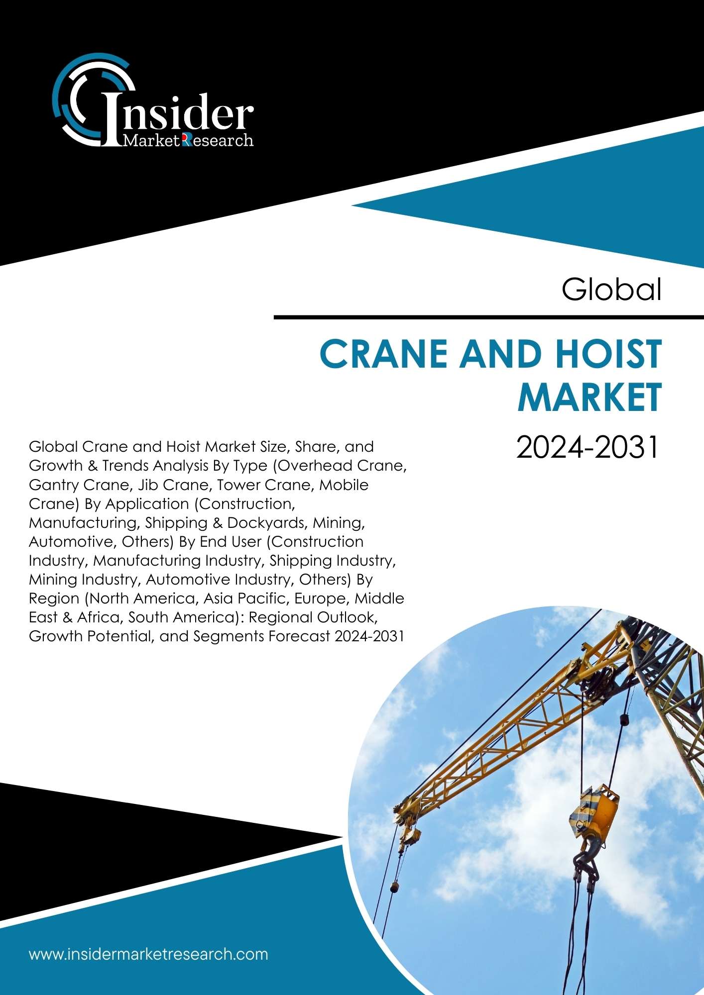 Crane and Hoist Market Size, Share, Growth and Forecast to 2031 | Insider Market Research