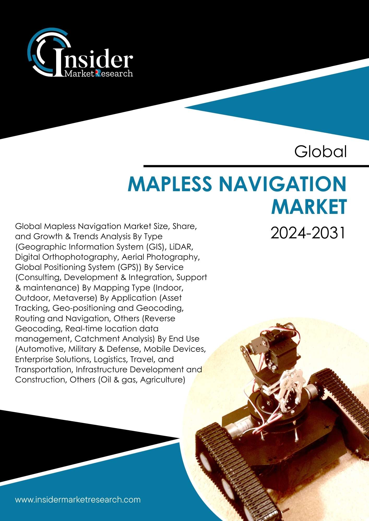 Mapless Navigation Market Size, Share, Growth and Forecast to 2031 | Insider Market Research