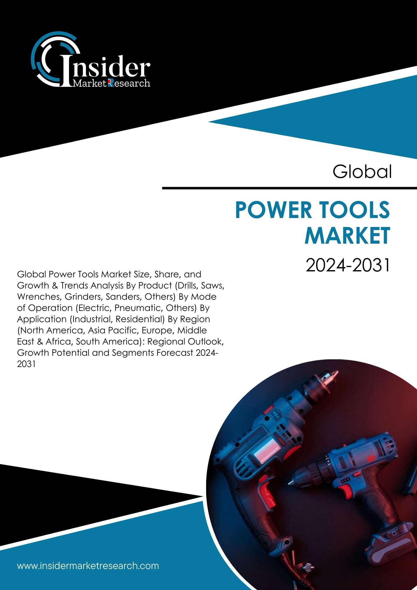 Power Tools Market- Global Industry Analysis and Forecast to 2031 | Insider Market Research