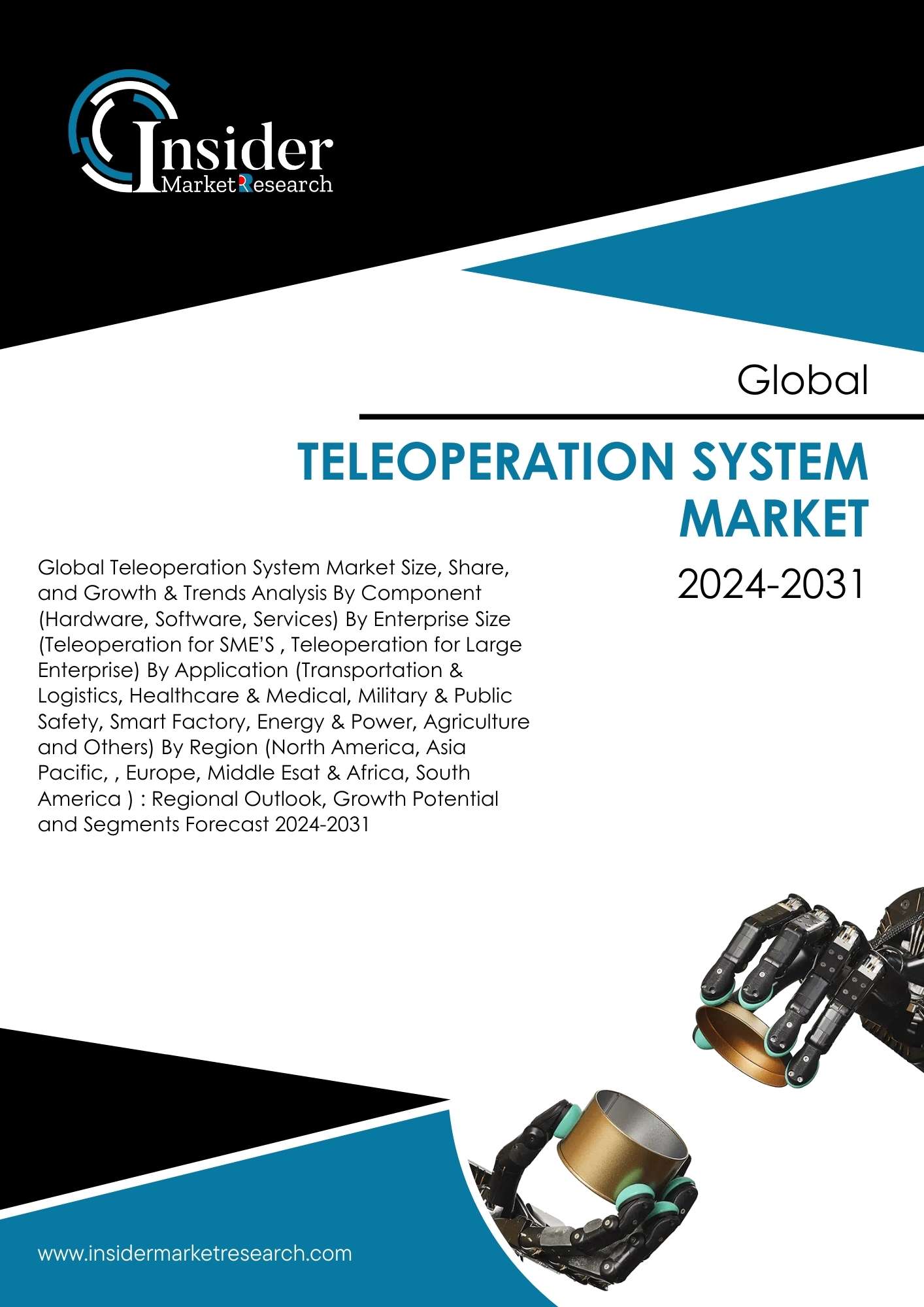 Teleoperation System Market Size, Share, Growth and Forecast to 2031 | Insider Market Research