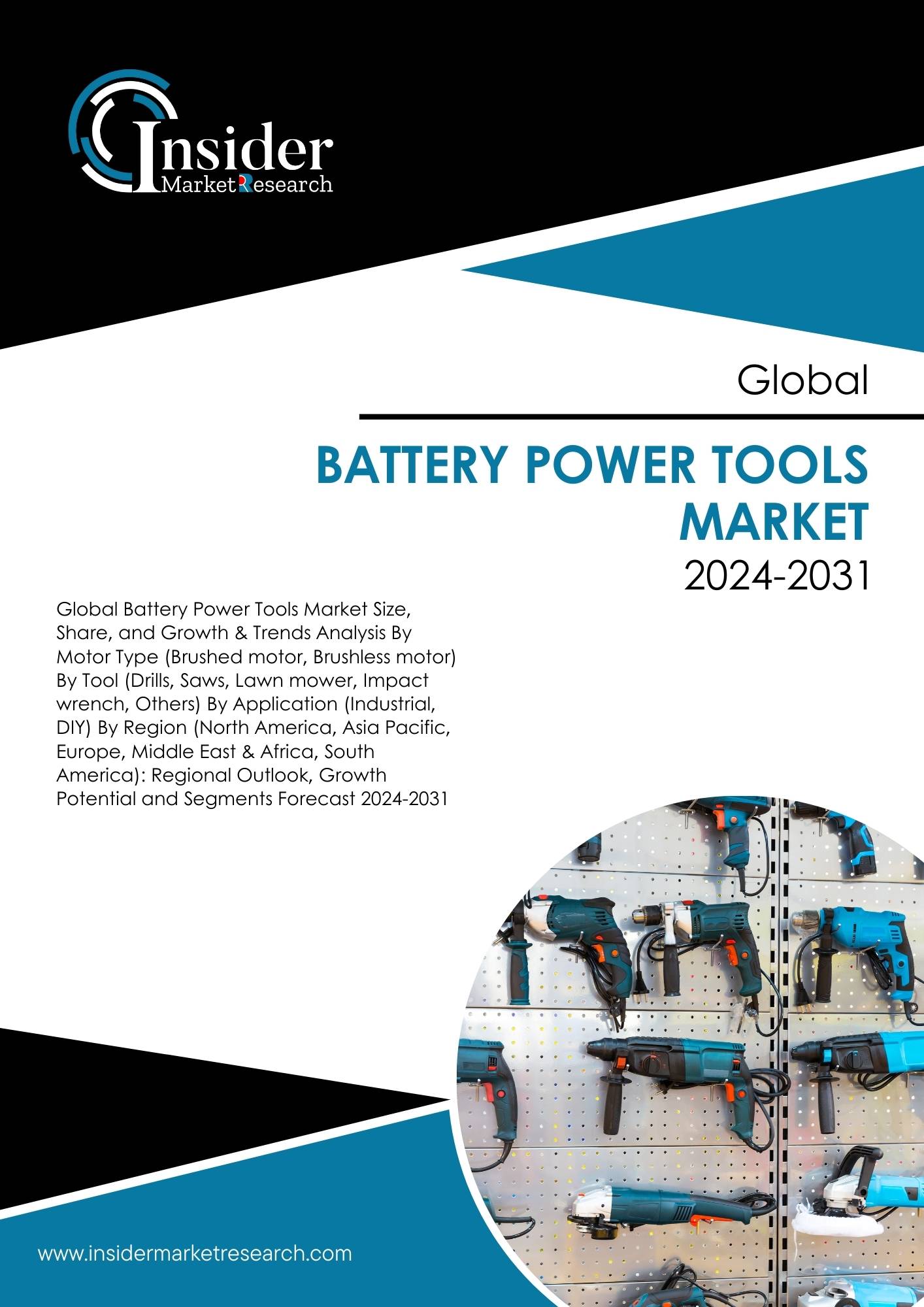 Battery Power Tools Market Size, Share, Growth and Forecast to 2031 | Insider Market Research