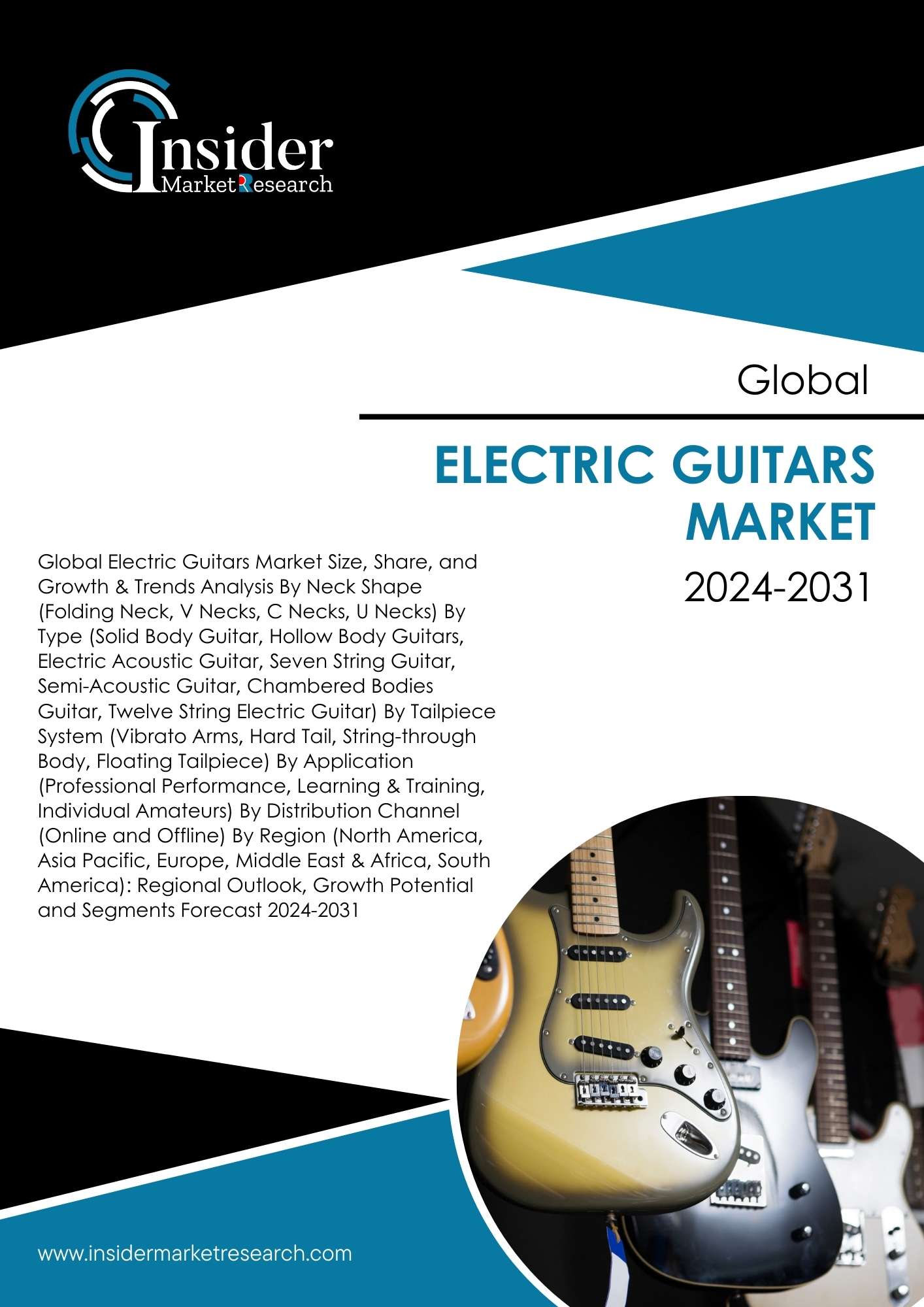 Electric Guitars Market Size, Demand & Forecast By 2031 | Insider Market Research