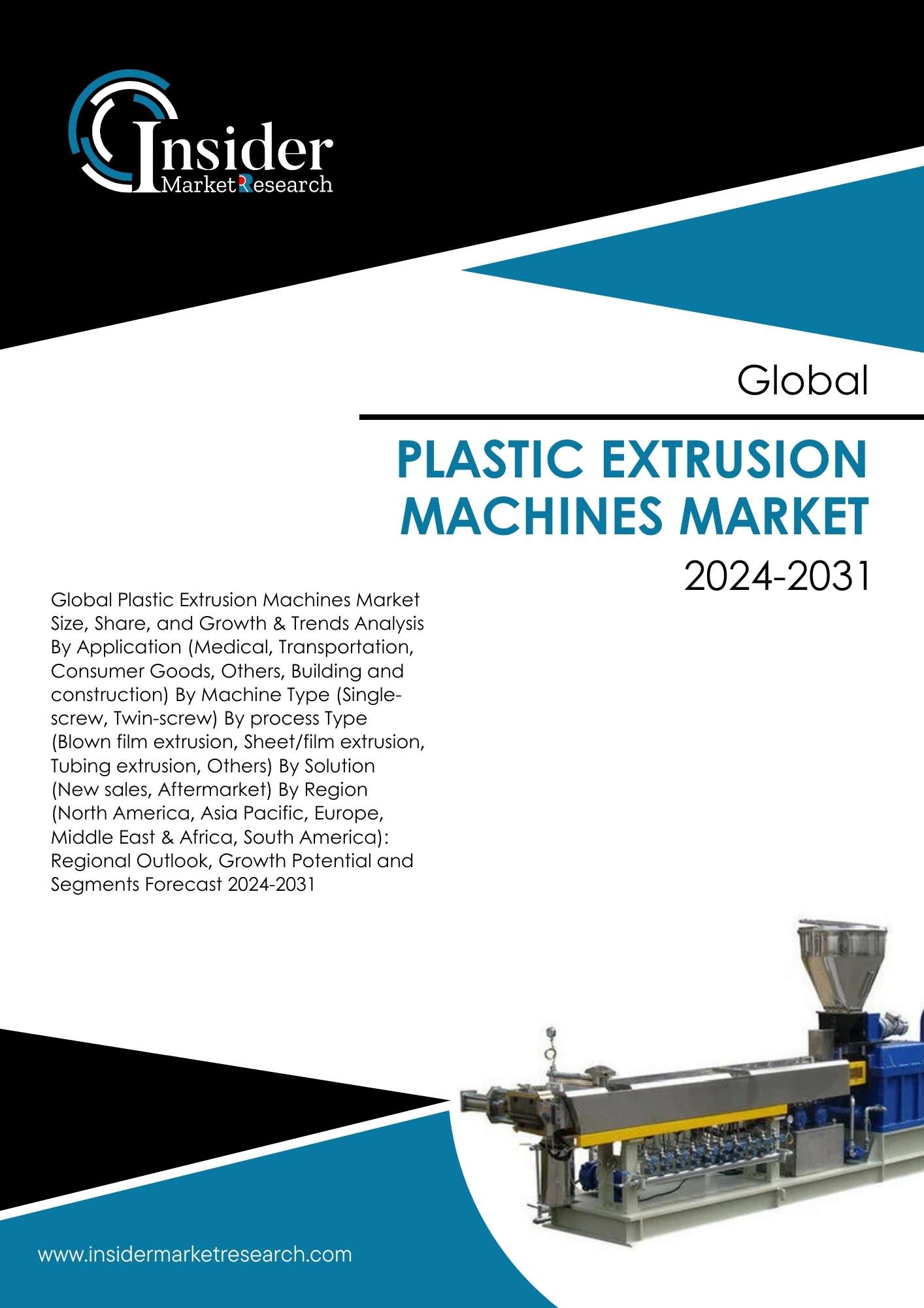 Plastic Extrusion Machines Market Global Industry Analysis and Forecast to 2031 | Insider Market Research