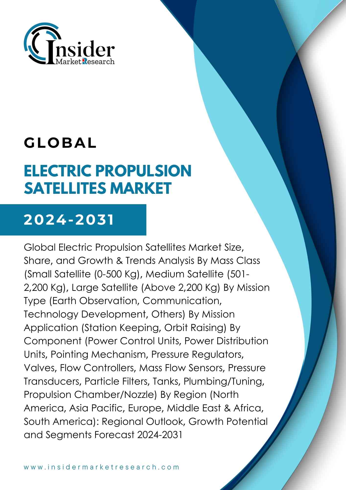 Electric Propulsion Satellites Market Size, Demand & Forecast to 2031 | Insider Market Research