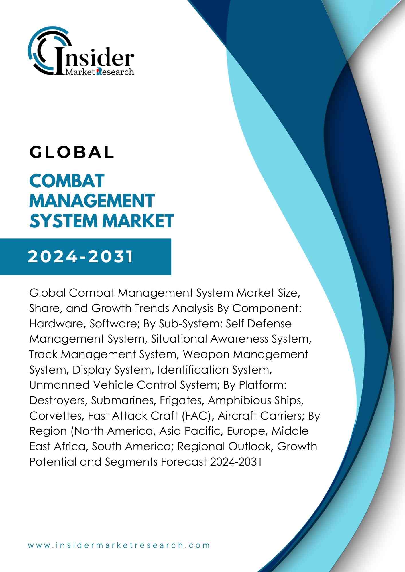 Combat Management System Market Size, Share, Growth and Forecast to 2031 | Insider Market Research